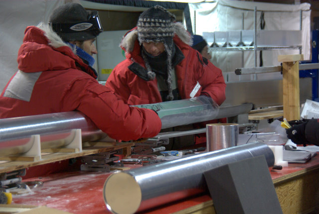 Bagging an ice core